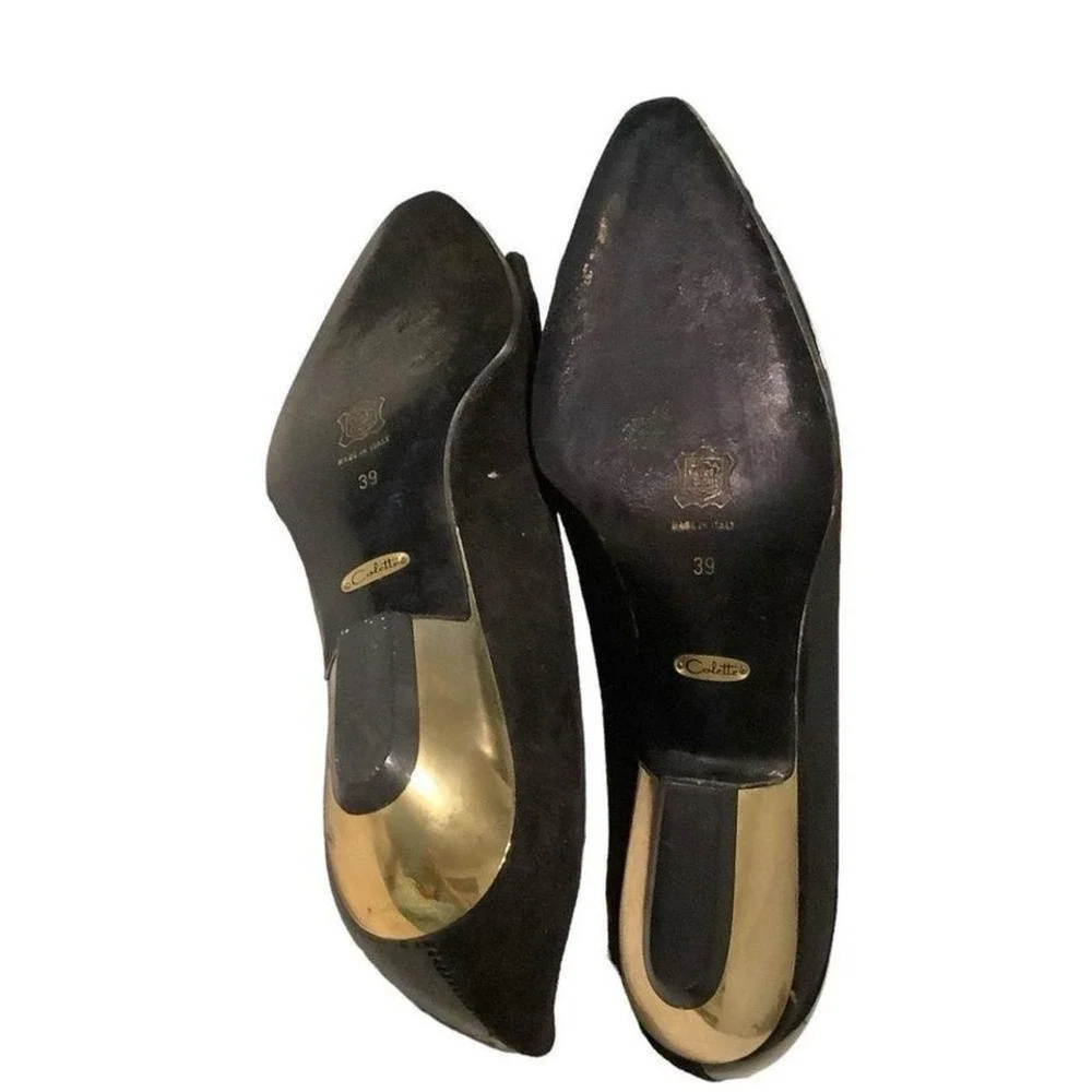 Colette‎ black bow flats size 39 US 9